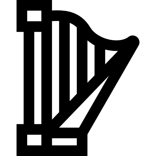 harp Basic Straight Lineal icoon