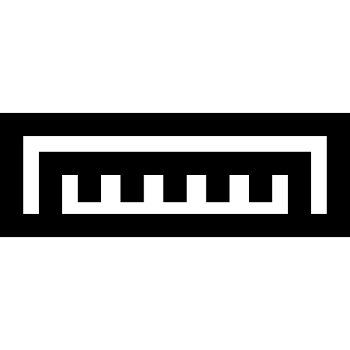 teclado Basic Straight Lineal icono