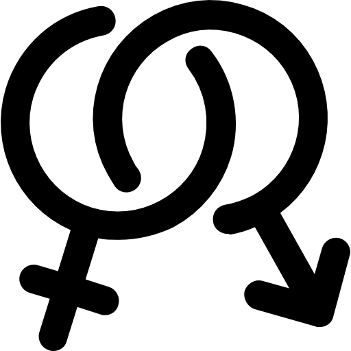 Genders Vector Market Bold Rounded icon