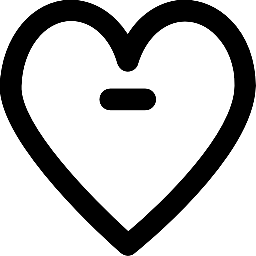 corazón Vector Market Bold Rounded icono