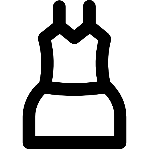 Dress Vector Market Bold Rounded icon