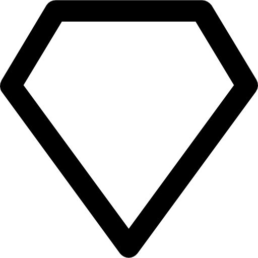 diamant Vector Market Bold Rounded Icône