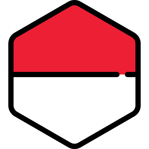 Monaco Flags Hexagonal icon