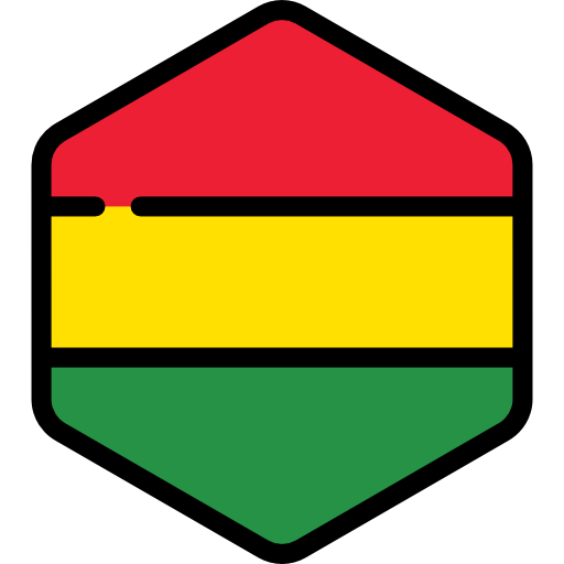 볼리비아 Flags Hexagonal icon