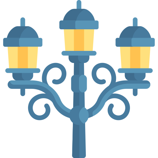 Street lamp Special Flat icon