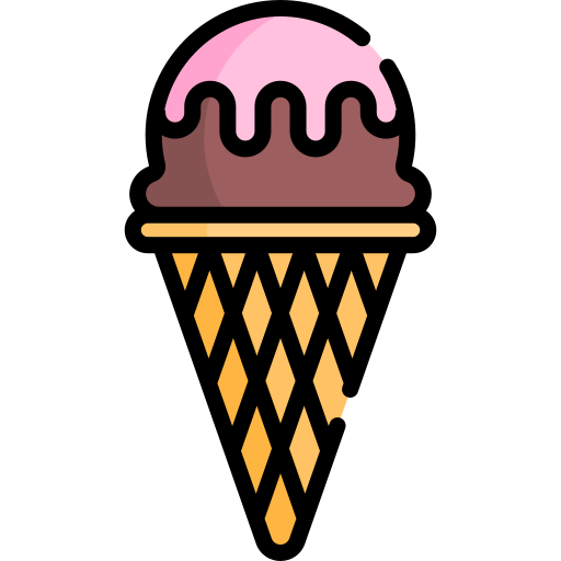 crème glacée Special Lineal color Icône