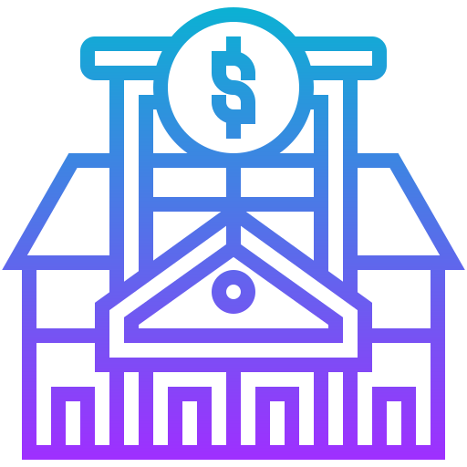 銀行 Meticulous Gradient icon