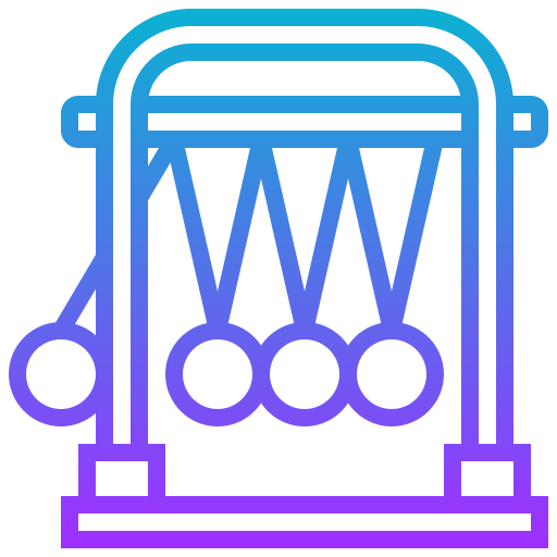 berço de newton Meticulous Gradient Ícone