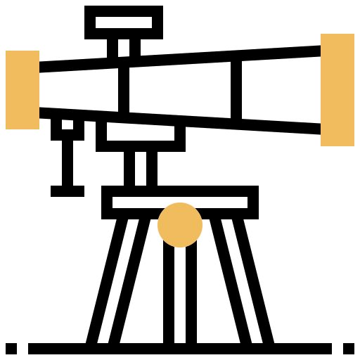 telescopio Meticulous Yellow shadow icono