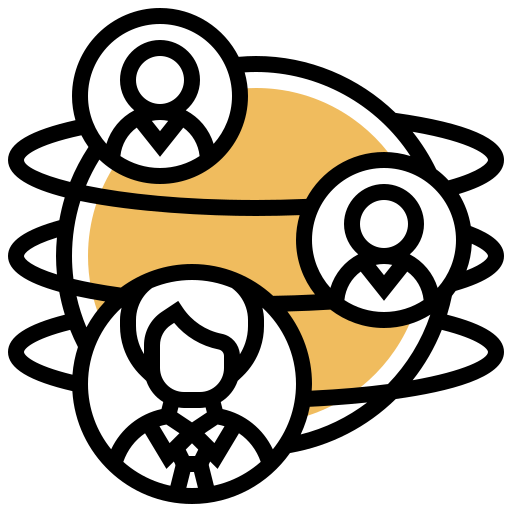 globalne połączenie Meticulous Yellow shadow ikona