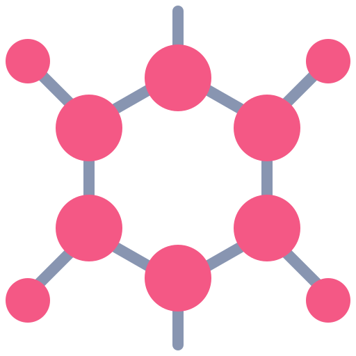 molécula Generic Flat icono