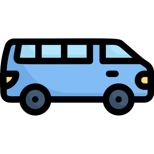 minibus Generic Outline Color Icône