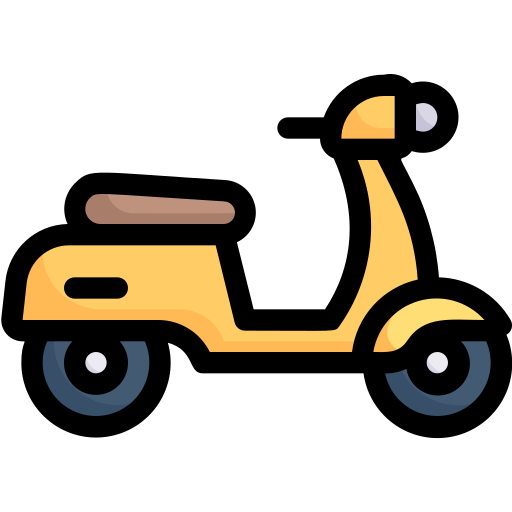 ciclomotor Generic Outline Color icono