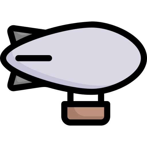 dirigible Generic Outline Color icono