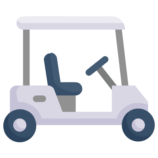 wózek golfowy Generic Flat ikona