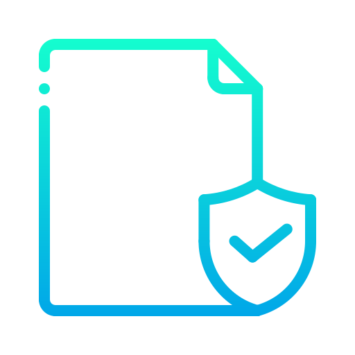 gegevensbescherming Generic Gradient icoon