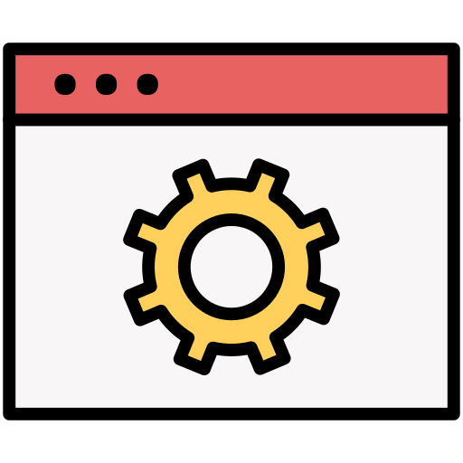웹 설정 Generic Outline Color icon