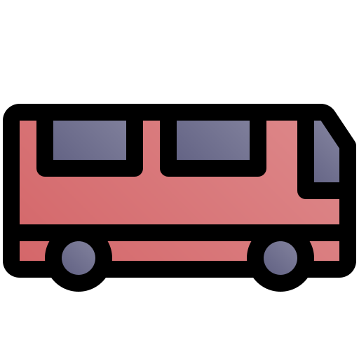 Автобус Fatima Lineal Color иконка