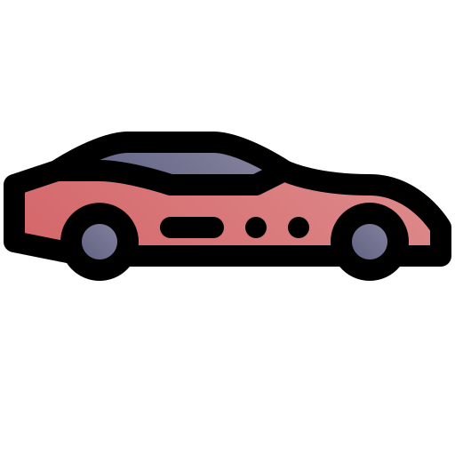 carro deportivo Fatima Lineal Color icono