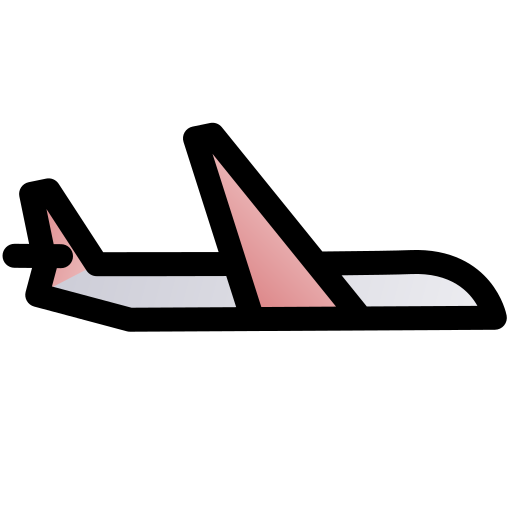 flugzeug Fatima Lineal Color icon