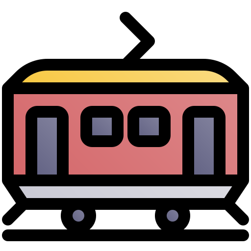tranvía Fatima Lineal Color icono