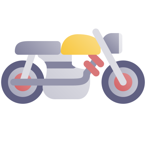 motocicleta Fatima Flat Ícone