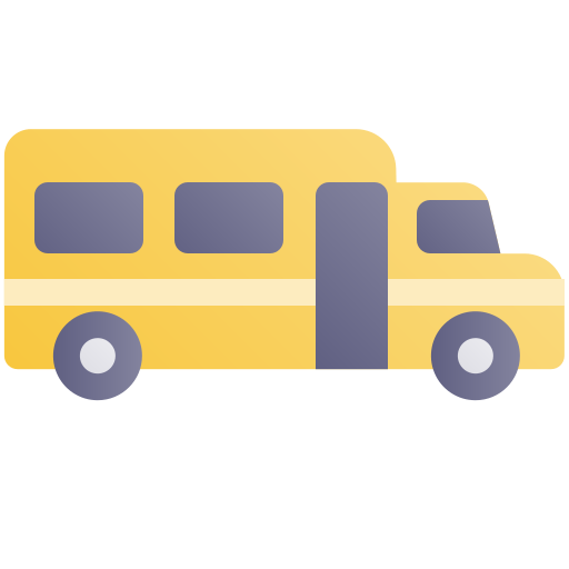 bus scolaire Fatima Flat Icône