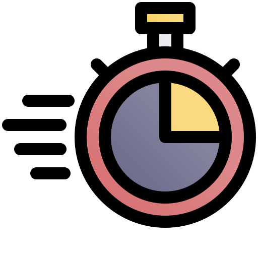 cronometro Fatima Lineal Color icona
