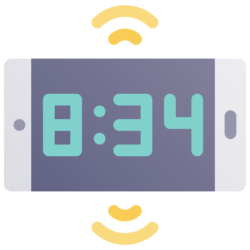 Alarm clock Fatima Flat icon