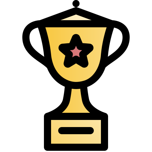 Trophy Fatima Lineal Color icon