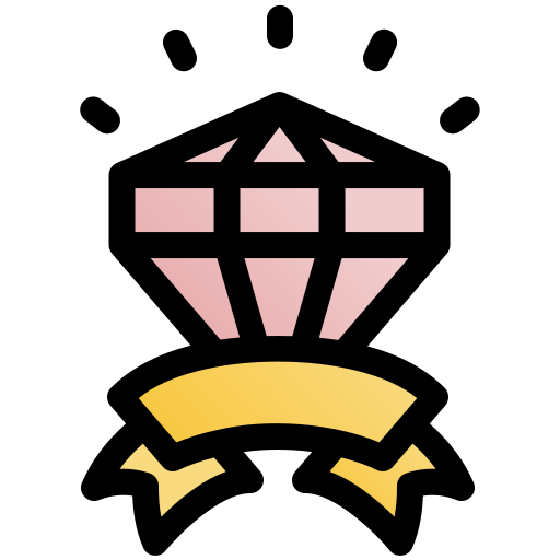 diamante Fatima Lineal Color icono