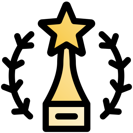 trofeo Fatima Lineal Color icono