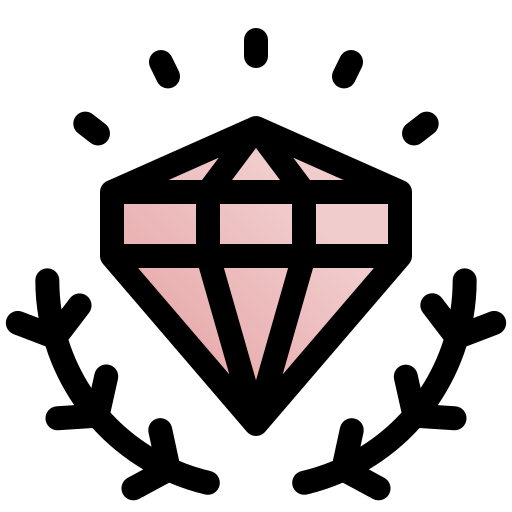 diamante Fatima Lineal Color icona