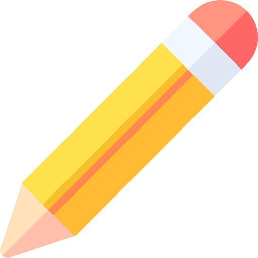 Pencil Basic Rounded Flat icon