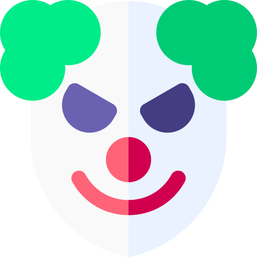 clown Basic Rounded Flat icoon