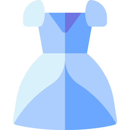 드레스 Basic Rounded Flat icon