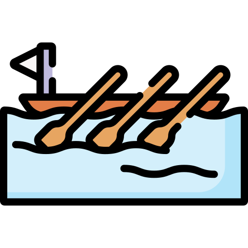 ボート漕ぎ Special Lineal color icon