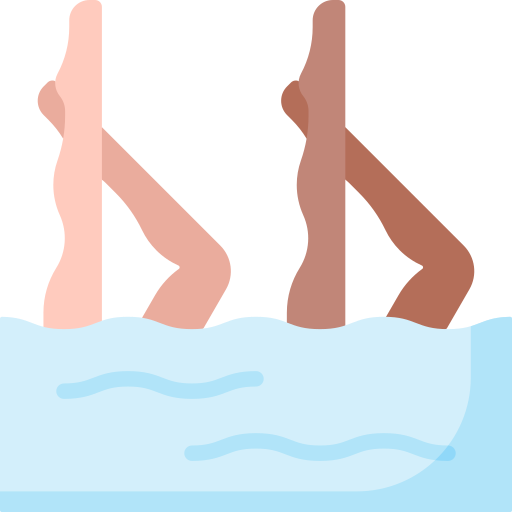 Synchronised swimming Special Flat icon
