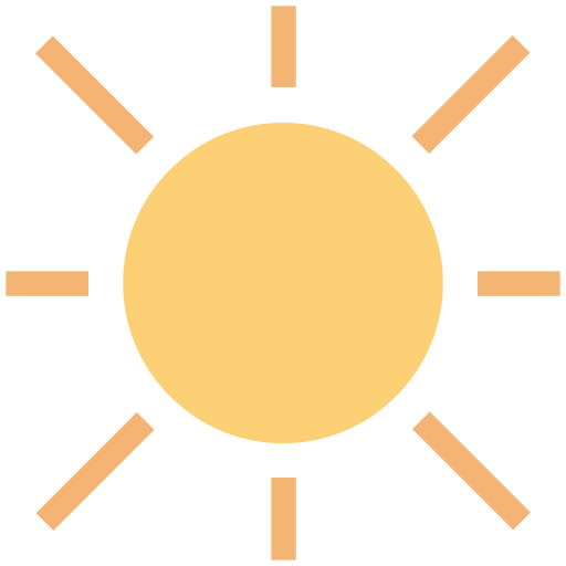 rayos de sol Generic Flat icono