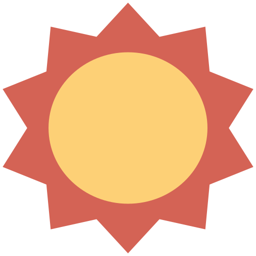 rayos de sol Generic Flat icono