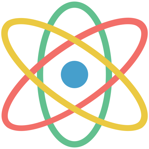 estructura atomica Generic Flat icono