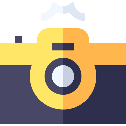 kamera Basic Straight Flat ikona