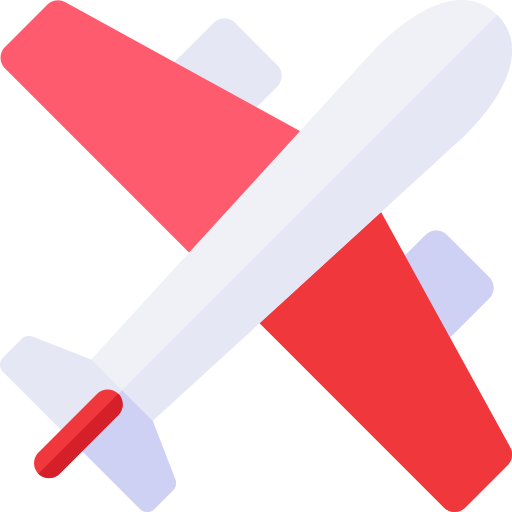 Airplane Basic Rounded Flat icon