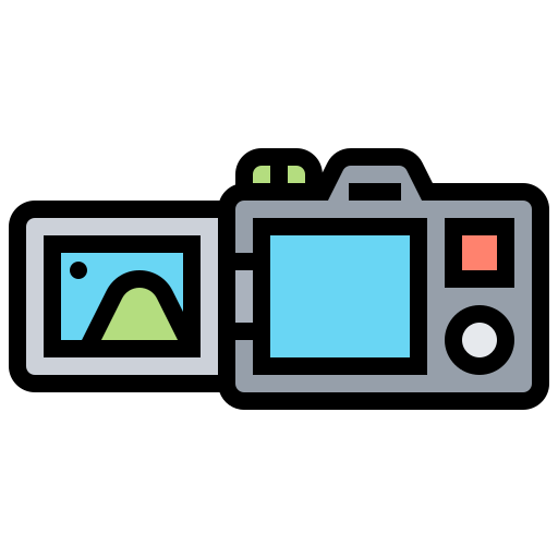 dslr-kamera Meticulous Lineal Color icon
