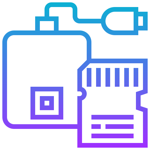메모리 카드 Meticulous Gradient icon