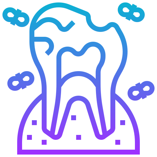 Caries Meticulous Gradient icon