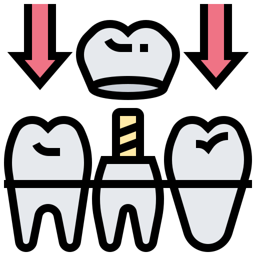korona dentystyczna Meticulous Lineal Color ikona