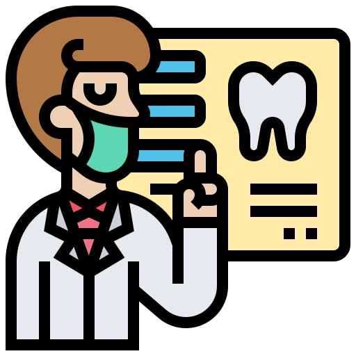 dentystyczny Meticulous Lineal Color ikona