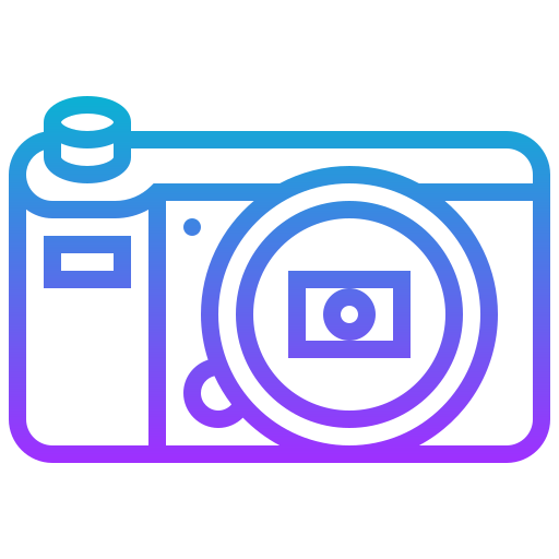 cámara digital Meticulous Gradient icono