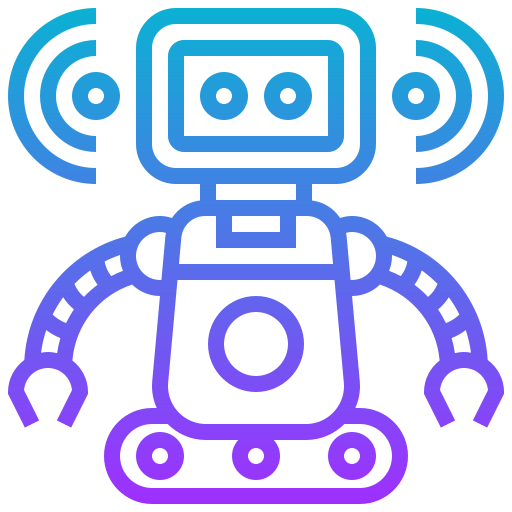 robot Meticulous Gradient ikona